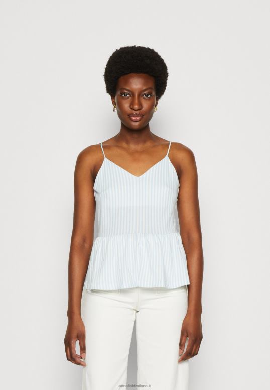 TX2DF450 donne Anna Field superiore azzurro/bianco