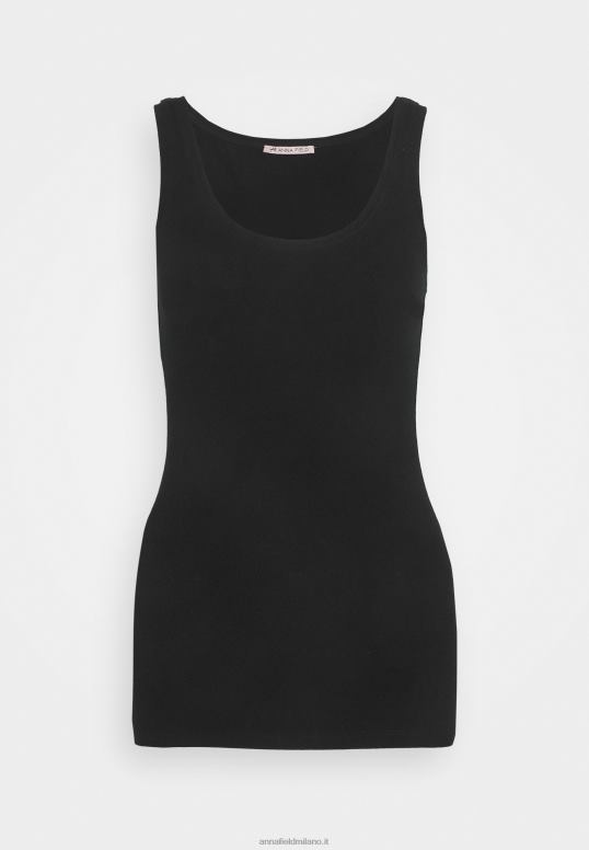 TX2DF468 donne Anna Field base tank 3er pack top nero/nero/nero