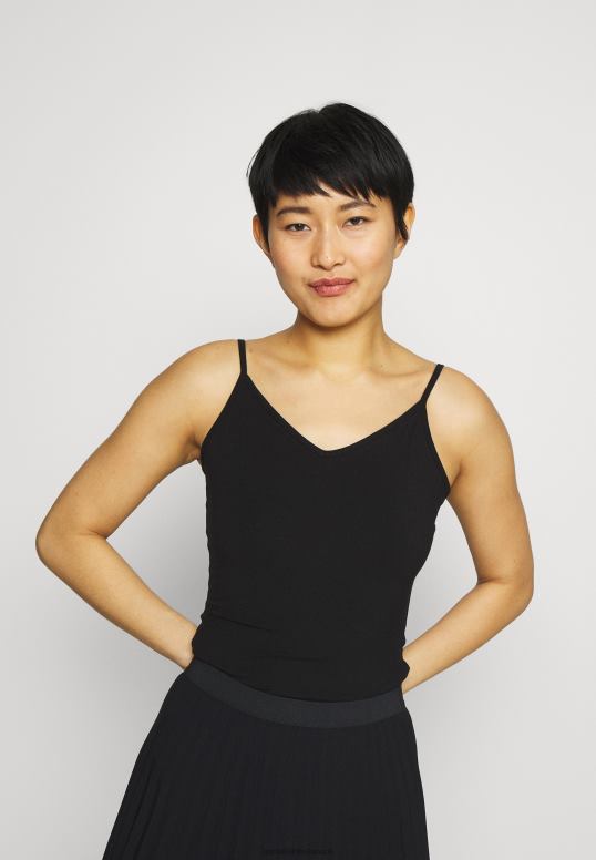 TX2DF481 donne Anna Field Top da 5 pezzi nero/bianco/grigio chiaro screziato