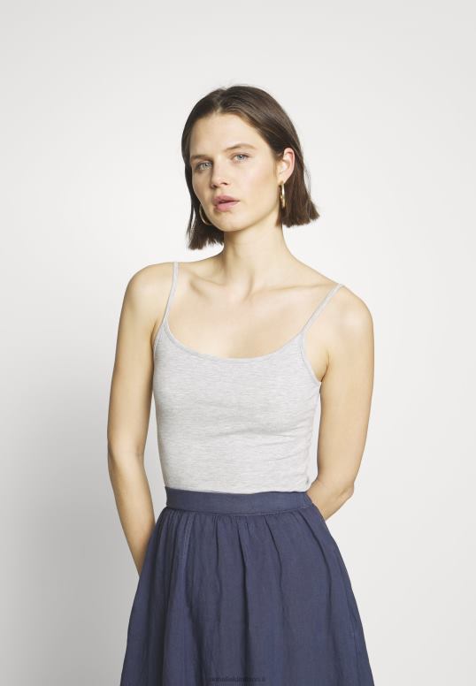 TX2DF484 donne Anna Field Confezione da 3 top bianco/navy/grigio chiaro