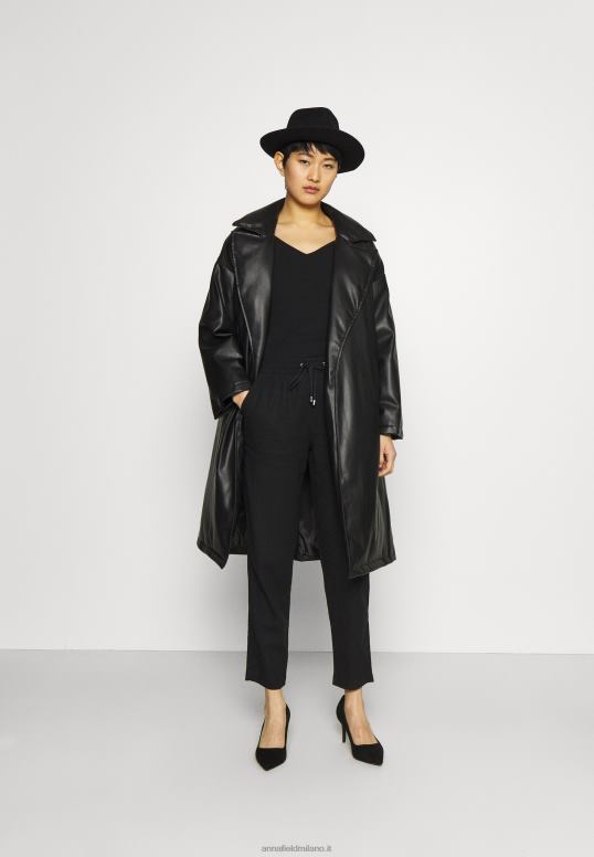 TX2DF485 donne Anna Field Confezione da 5 top nero