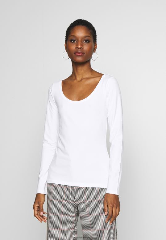 TX2DF513 donne Anna Field Confezione da 2 top a maniche lunghe nero/bianco