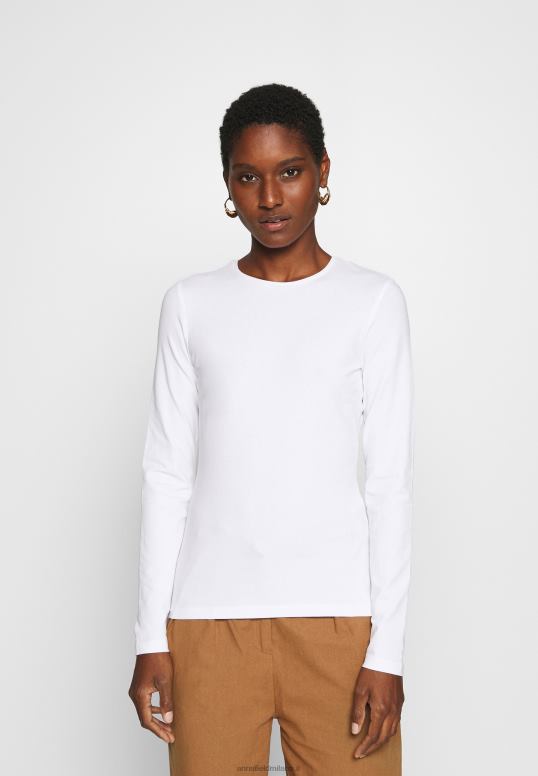 TX2DF515 donne Anna Field Confezione da 2 top a maniche lunghe bianco/nero