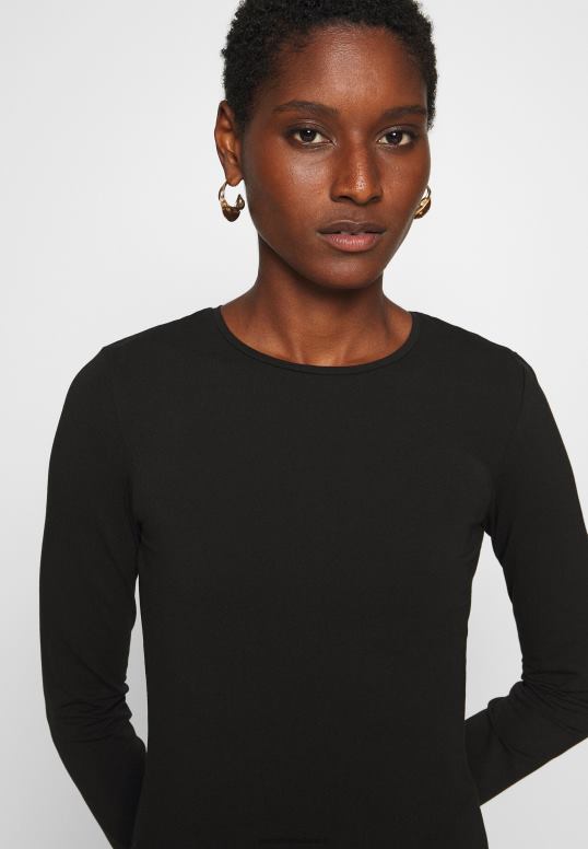 TX2DF515 donne Anna Field Confezione da 2 top a maniche lunghe bianco/nero