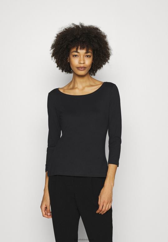 TX2DF519 donne Anna Field Confezione da 2 top a maniche lunghe bianco/nero