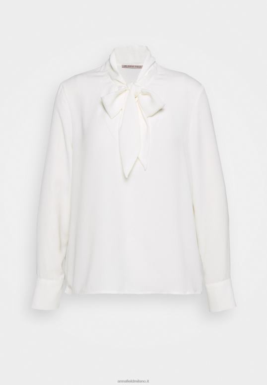 TX2DF521 donne Anna Field top a maniche lunghe bianco sporco