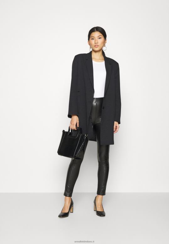 TX2DF543 donne Anna Field Confezione da 3 top a maniche lunghe nero/bianco/grigio chiaro screziato