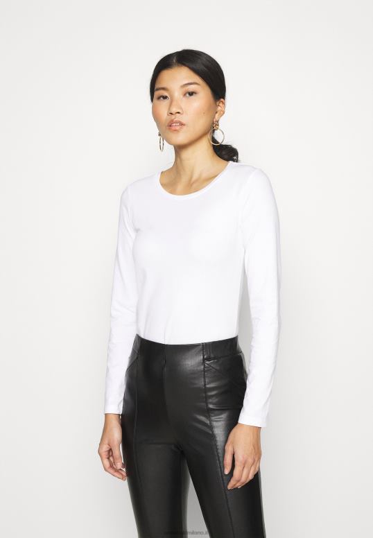 TX2DF543 donne Anna Field Confezione da 3 top a maniche lunghe nero/bianco/grigio chiaro screziato