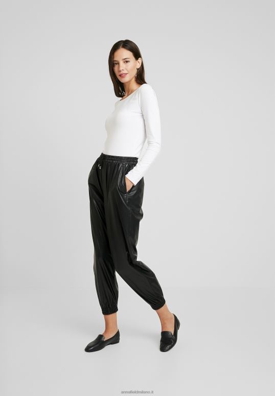 TX2DF550 donne Anna Field Confezione da 2 top a maniche lunghe nero/bianco