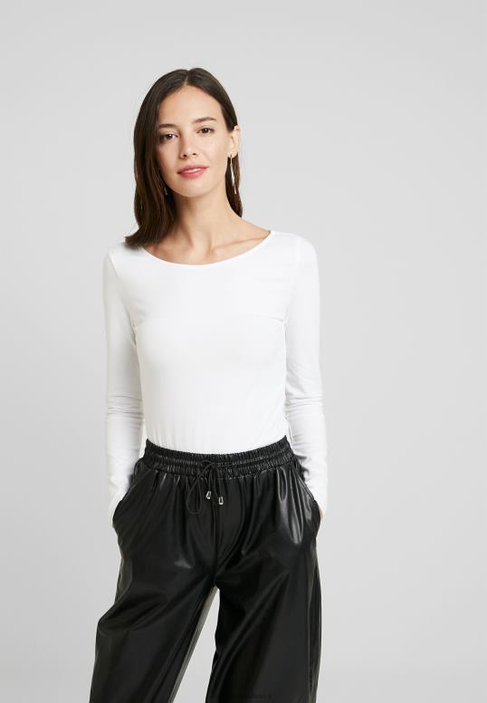 TX2DF550 donne Anna Field Confezione da 2 top a maniche lunghe nero/bianco