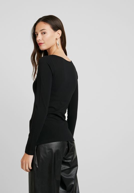 TX2DF550 donne Anna Field Confezione da 2 top a maniche lunghe nero/bianco