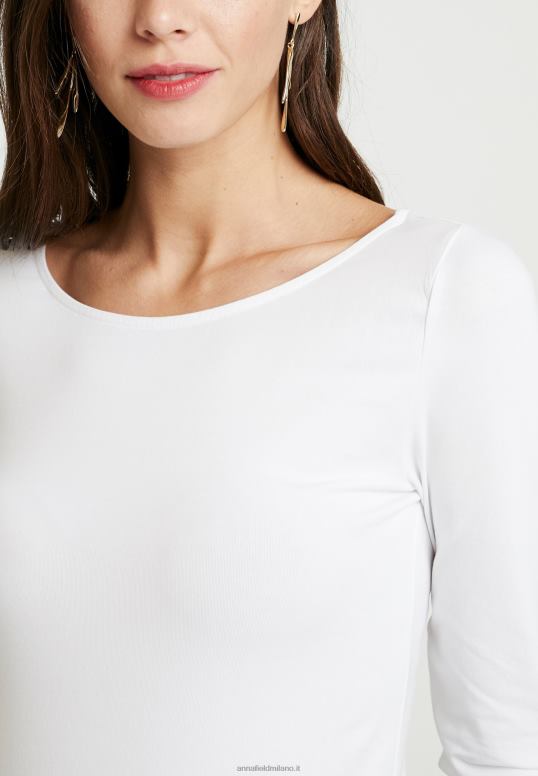 TX2DF550 donne Anna Field Confezione da 2 top a maniche lunghe nero/bianco