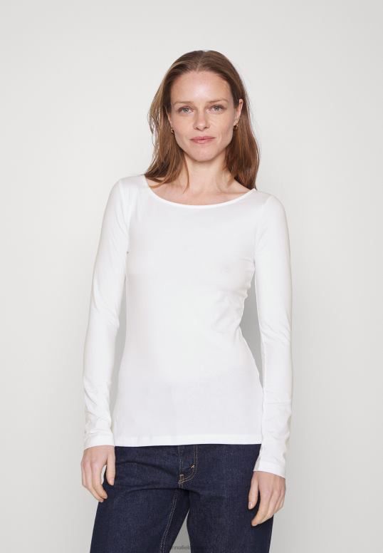 TX2DF562 donne Anna Field Confezione da 2 top a maniche lunghe bianco/verde