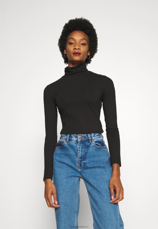 TX2DF588 donne Anna Field Confezione da 2 top a maniche lunghe nero