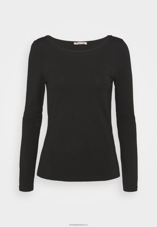 TX2DF591 donne Anna Field Confezione da 2 top a maniche lunghe nero