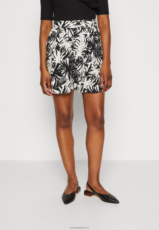 TX2DF860 donne Anna Field pantaloncini neri/bianco sporco