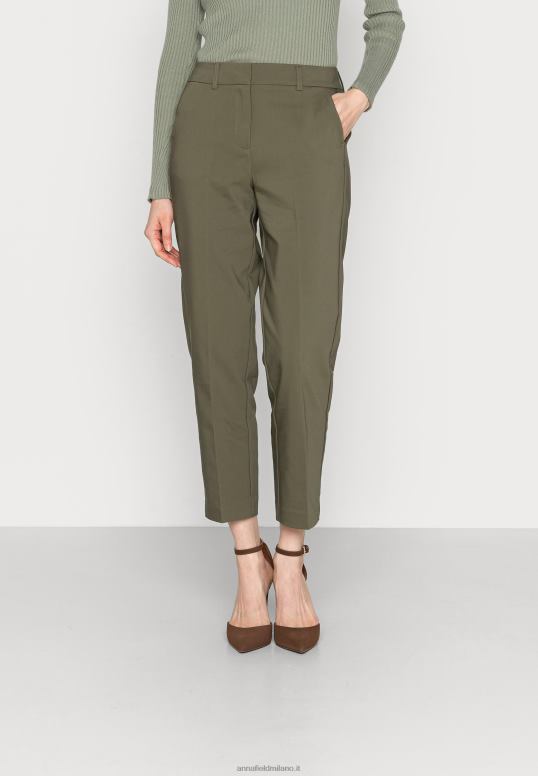 TX2DF599 donne Anna Field pantaloni chino verde scuro
