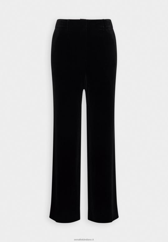 TX2DF621 donne Anna Field pantalone pantalone a gamba larga in velluto nero