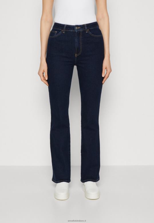 TX2DF666 donne Anna Field jeans a zampa blu scuro