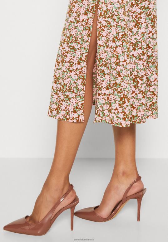 TX2DF157 donne Anna Field abito in jersey multicolore