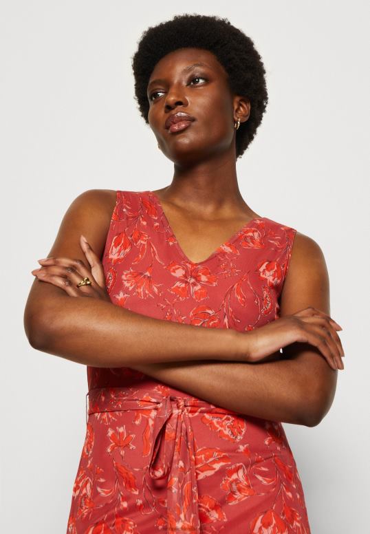 TX2DF212 donne Anna Field vestito a trapezio beige/rosa/multicolore