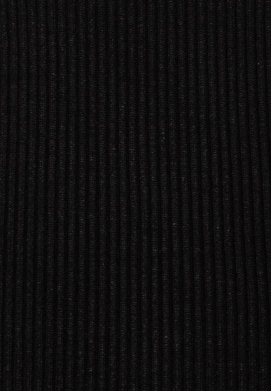 TX2DF230 donne Anna Field barca ausschnitt mini strickkleid mit geschweiften rndern maglione vestito nero