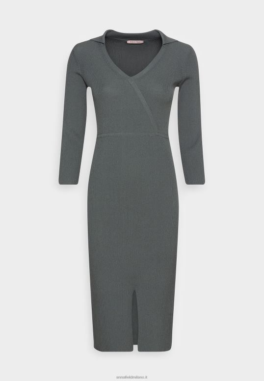 TX2DF233 donne Anna Field abito maglione verde