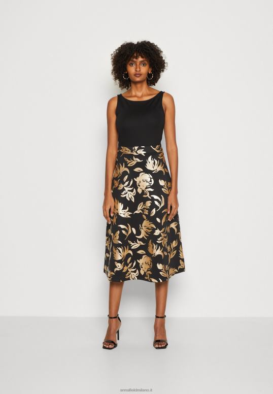 TX2DF24 donne Anna Field abito da giorno nero