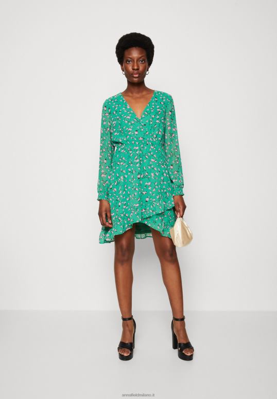 TX2DF28 donne Anna Field abito da giorno verde/multicolore