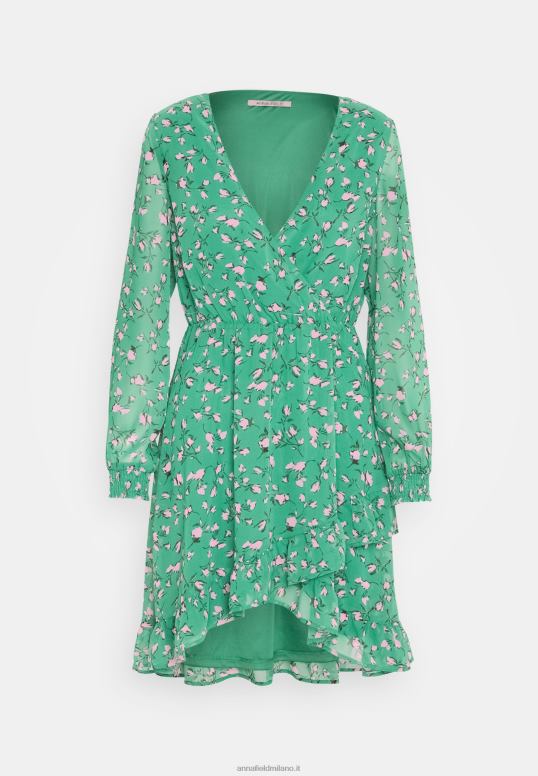 TX2DF28 donne Anna Field abito da giorno verde/multicolore