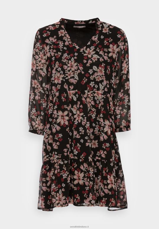 TX2DF31 donne Anna Field abito da giorno rosa/nero/multicolore
