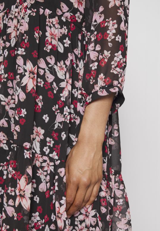 TX2DF31 donne Anna Field abito da giorno rosa/nero/multicolore