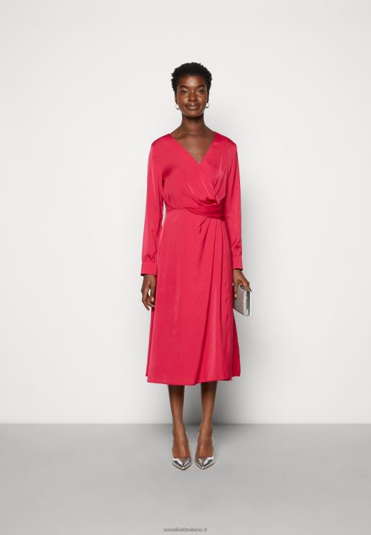 TX2DF32 donne Anna Field abito da cocktail abito da festa rosso