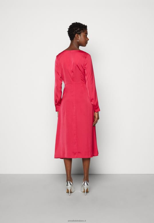 TX2DF32 donne Anna Field abito da cocktail abito da festa rosso