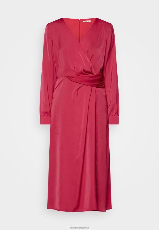 TX2DF32 donne Anna Field abito da cocktail abito da festa rosso