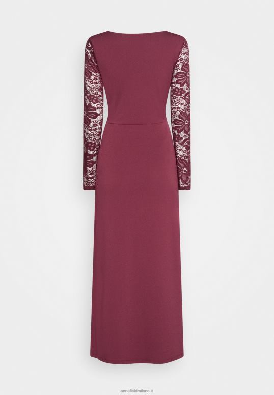 TX2DF35 donne Anna Field abito da cocktail abito da festa viola