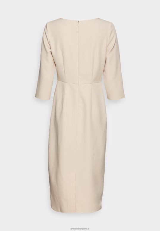 TX2DF37 donne Anna Field abito da cocktail abito da festa beige