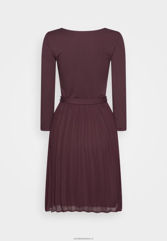 TX2DF53 donne Anna Field abito da cocktail abito da festa viola