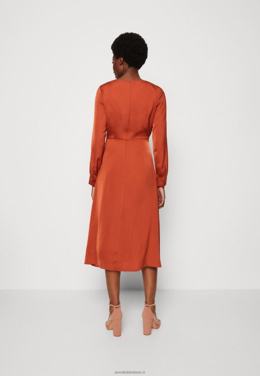 TX2DF54 donne Anna Field abito da cocktail abito da sera marrone