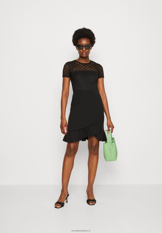 TX2DF60 donne Anna Field abito da cocktail abito da sera nero