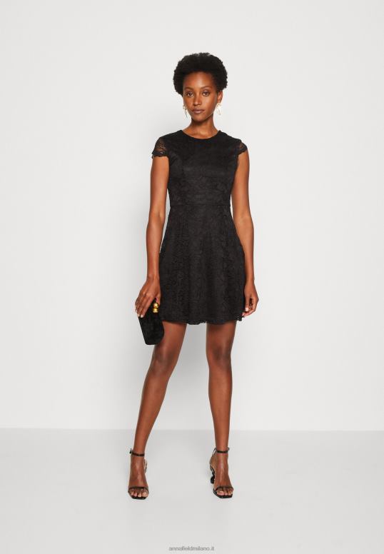 TX2DF64 donne Anna Field abito da cocktail abito da sera nero