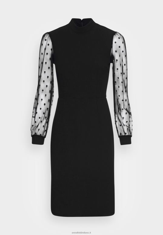 TX2DF70 donne Anna Field abito da cocktail abito da sera nero