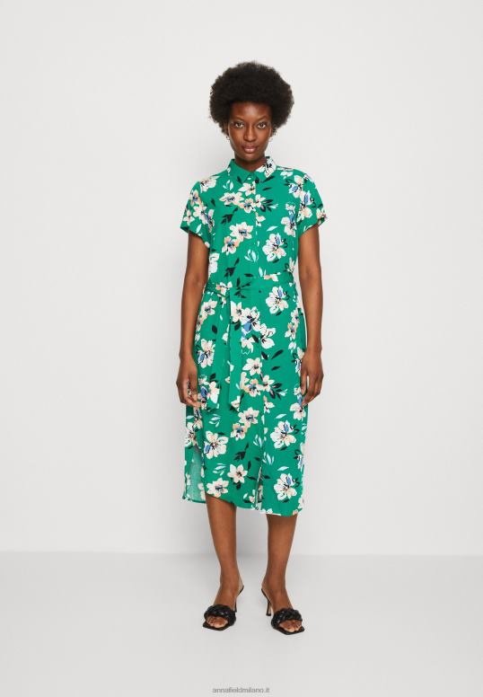 TX2DF89 donne Anna Field abito chemisier verde/rosa