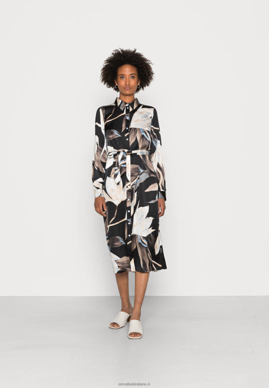 TX2DF93 donne Anna Field abito chemisier nero/multicolore