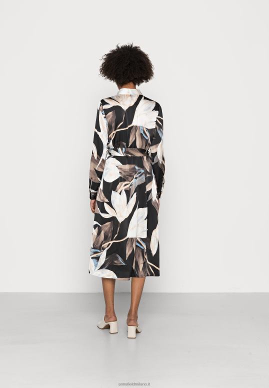 TX2DF93 donne Anna Field abito chemisier nero/multicolore