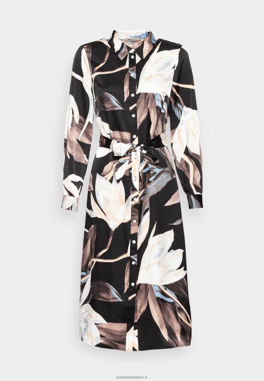 TX2DF93 donne Anna Field abito chemisier nero/multicolore