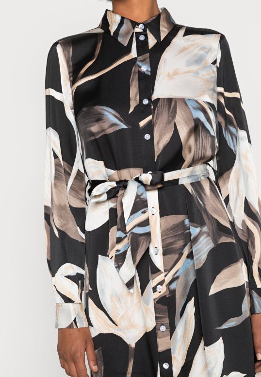 TX2DF93 donne Anna Field abito chemisier nero/multicolore