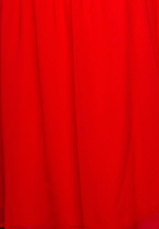 TX2DF9 donne Anna Field abito da giorno con scollo a V abito rosso scuro